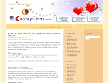 Tablet Screenshot of blog.cathaygems.com