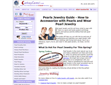 Tablet Screenshot of pearlsguide.cathaygems.com